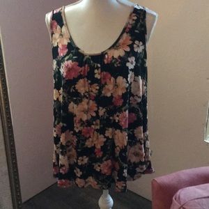 Tank Size 1x, rayon/ spandex